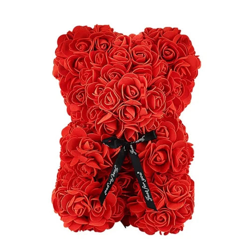 25cm Artificial Foam Flowers Bear Rose Bear-Cee General Store