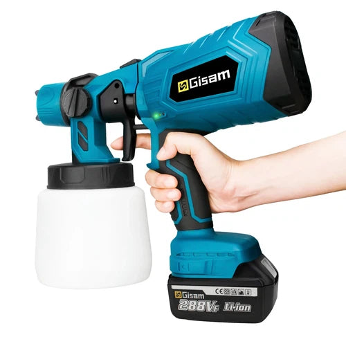 Cordless Electric Paint Sprayer Gun High Power