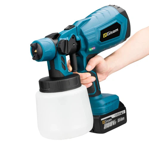 Cordless Electric Paint Sprayer Gun High Power