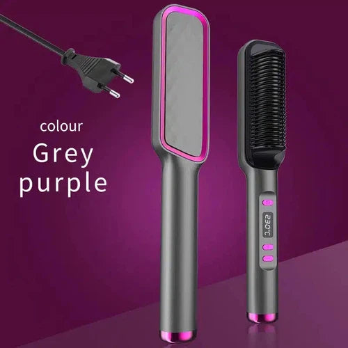 Electric Hot Comb Multifunctional Straight Hair Straightener Comb 