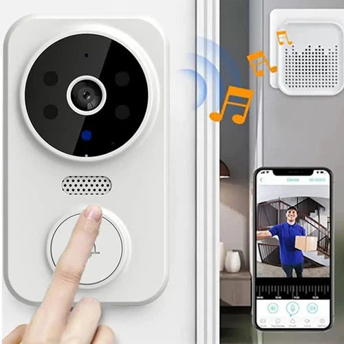 WiFi Wireless Video Doorbell Camera 2-Way Intercom Doorbell with Chime